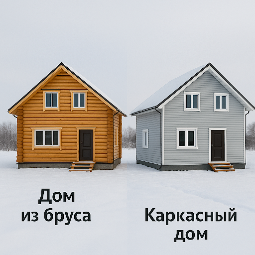 Каркасный дом или дом из бруса — что выбрать?