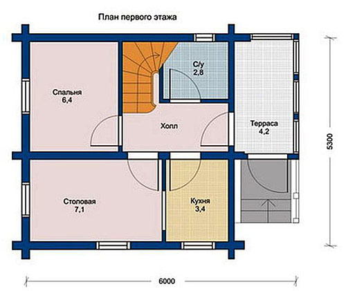 🏠 Небольшой дом для большой семьи(5 спален): цены, планировка, фото. Купить готовый проект